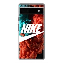Чохол для Google Pixel 6a - з принтом Найк (AlphaPrint) (Димчастий найк)