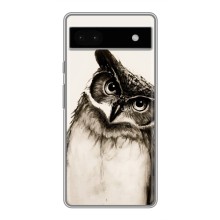 Чохол з пташками на Google Pixel 6a (VPrint) (Сова)