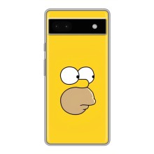 Чехол с Симпсонами для Google Pixel 6a (VPrint) (Гомер)