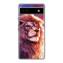 Чехол со Львом для Google Pixel 6a (VPrint) (Красочный Лев)