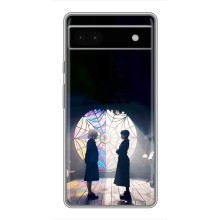 Чехлы Венсдей на Google Pixel 6a Уэнсдей (AlphaPrint) (Уэнздей и Инид)