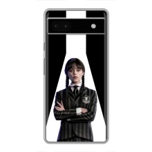Чехлы Венсдей на Google Pixel 6a Уэнсдей (AlphaPrint) (W-Wednesday)