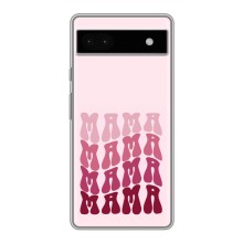 Чехлы на день мамы для Гугул Пиксель 6а – Надпись мама