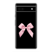 Чехол банты для Google Pixel 6a – Бант на черном