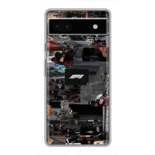 Чехол Формула1 на Google Pixel 6a – Коллаж Ф1