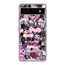 Чехол с кроликом Куроми на Google Pixel 6a (Коллаж Куроми)