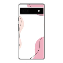 Чохол квітковий дизайн для Google Pixel 6a – Рожевий фон