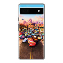 Силиконовый чехол Маквин для Google Pixel 6a – Тачки Маквин