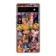 Чехол Рапунцель для Google Pixel 6a – Рапунцель коллаж