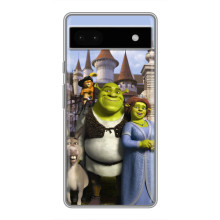 Чохол з мультфільмом Шрек на Google Pixel 6a – Шрек герої