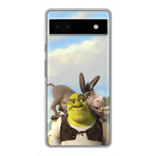 Чехол с мультфильмом Шрек на Google Pixel 6a