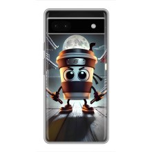 Чохол з мемом Тралалело тралала на Google Pixel 6a (Капучіно асасіно)