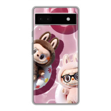 Чехол с Лабубу на Google Pixel 6a – Игрушка Лабубу