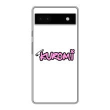 Чехол с персонажем Куроми на Google Pixel 6a – Лого Куроми