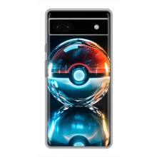 Чохол з Пікачу на Google Pixel 6a (М'яч Пікачу)