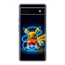 Чохол з Пікачу на Google Pixel 6a (Покемон)