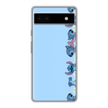 Чохол з принтом Стіч на Google Pixel 6a (Стіч фон)