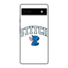 Чохол з принтом Стіч на Google Pixel 6a (Стіч лого)
