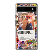 Чехол Зоотрополіс на Google Pixel 6a – Коллаж Зоо