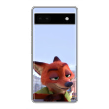 Чехол Зоотрополіс на Google Pixel 6a – Лис Ник