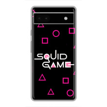 Чехол Гра в кальмара для Google Pixel 6a – Логотип игры кальмара