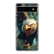 Чехол с картинкой «Хищники» для Google Pixel 6a – Орёл