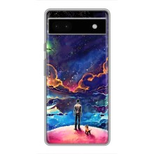 Космические Чехлы для Гугл Пиксель 6а (VPrint) (Галактический вид)