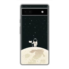 Космические Чехлы для Гугл Пиксель 6а (VPrint) (На луне)