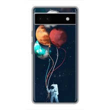 Космические Чехлы для Гугл Пиксель 6а (VPrint) (Планеты шарики)