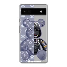 Крутые Чехлы Луи Виттон для Google Pixel 6a (AlphaPrint) (Робот Мишка)