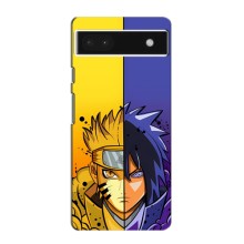 Купить Чехлы на телефон с принтом Anime для Гугул Пиксель 6а – Naruto Vs Sasuke