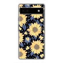 Чохли з тематикою "КВІТИ" на Google Pixel 6a (гарні квіти)