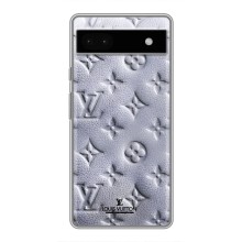 Текстурний Чохол Louis Vuitton для Гугул Піксель 6а – Білий ЛВ