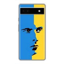 Украинские Чехлы для Google Pixel 6a с картинкой УПА (AlphaPrint) (Степан Бандера)