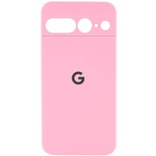 Чохол Silicone Cover Lakshmi Full Camera (AAA) with Logo для Google Pixel 7 Pro – Рожевий