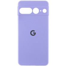 Чехол Silicone Cover Lakshmi Full Camera (AAA) with Logo для Google Pixel 7 Pro – Сиреневый