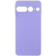 Чехол Silicone Cover Lakshmi Full Camera (AAA) для Google Pixel 7 Pro – Сиреневый
