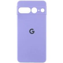 Чохол Silicone Cover Lakshmi Full Camera (AA) with logo для Google Pixel 7 Pro – Бузковий