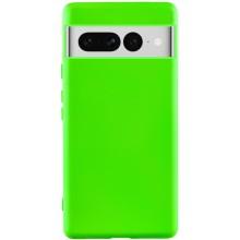Чохол TPU GETMAN Liquid Silk для Google Pixel 7 Pro – Салатовий