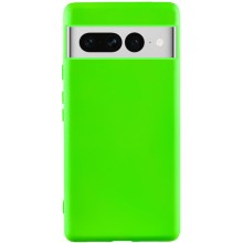 Чохол TPU GETMAN Liquid Silk для Google Pixel 7 Pro – Салатовий