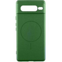 Чохол Silicone Cover Lakshmi Full Camera (AA) with MagFit для Google Pixel 7 Pro – Зелений