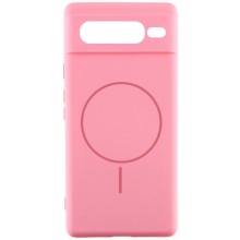 Чохол Silicone Cover Lakshmi Full Camera (AA) with MagFit для Google Pixel 7 Pro – Рожевий