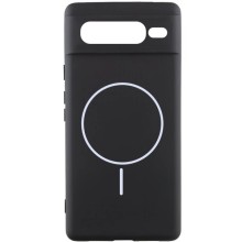 Чохол Silicone Cover Lakshmi Full Camera (AA) with MagFit для Google Pixel 7 Pro – Чорний