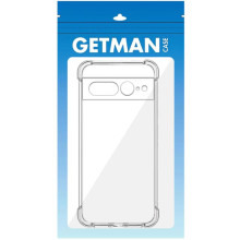 TPU чехол GETMAN Ease logo усиленные углы Full Camera для Google Pixel 7 Pro – Прозрачный