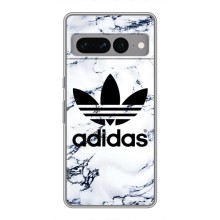 Чехлы Адидас для Google Pixel 7 Pro (AlphaPrint) (Адидас на мраморе)
