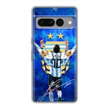 Чехлы для Google Pixel 7 Pro (Leo чемпион) (AlphaPrint) (Месси сборная)