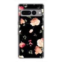 Чехлы с Цветами для Google Pixel 7 Pro (VPrint) (Розочки)
