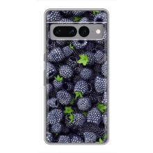 Чехлы с Фруктами для Google Pixel 7 Pro (VPrint) (Ежевика)