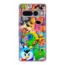 Чехлы Brawl Stars для Google Pixel 7 Pro (AlphaPrint)