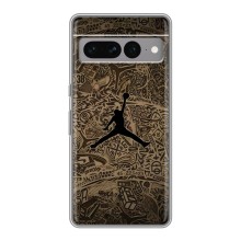 Чехлы для Google Pixel 7 Pro - с картинкой JORDAN (AlphaPrint) (Logo Jordan)